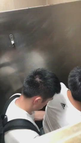 asian caught gay public gif