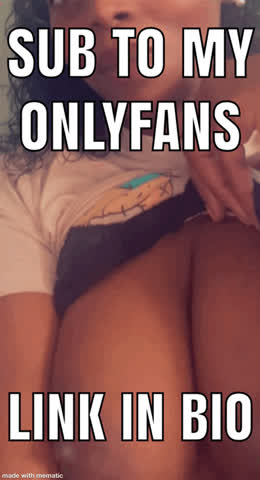 Ebony OnlyFans Titty Drop gif