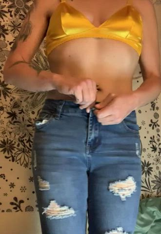 Hotwife Jeans MILF gif