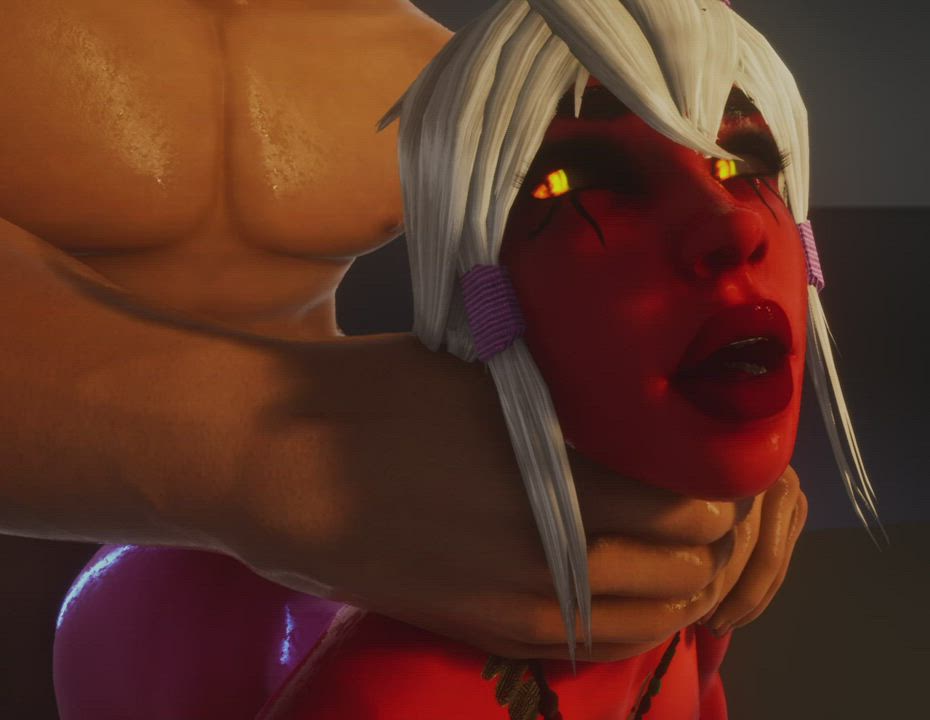 3D Choking Doggystyle Fantasy Hentai Loop gif