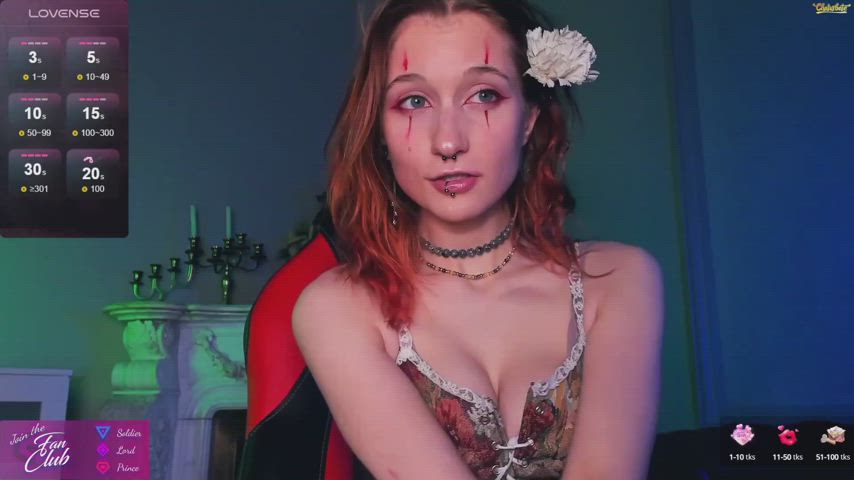 ahegao camgirl chaturbate makeup pierced red hair ahegao-face ahegao-with-sound amateur-girls