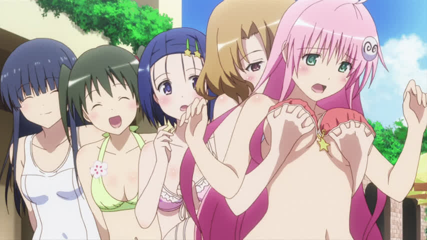 Don't mind me, I'm just massaging her tits❤️ [To Love-Ru]