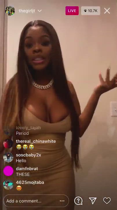 JT (City Girls) - Nip Slip [Gif]