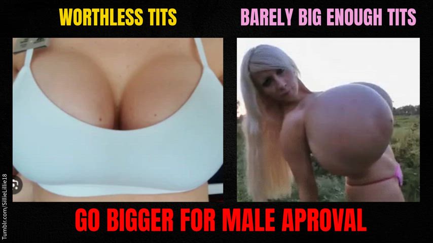 big tits bimbo bimbofication caption degrading bimbos gif