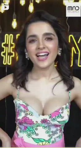 Shirley Setia's humongous boobs and deep cleavage