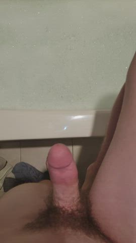 19 years old bathroom cock male masturbation solo teen gif