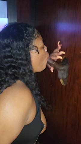 BBC BBC slut Bareback Blowjob Cum In Mouth Cum Swallow Ebony Glory Hole Hotwife r/GirlsWhoSwallowCum