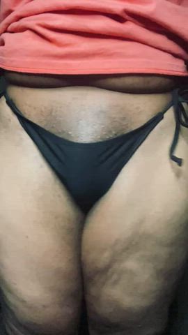 bbw big dick ebony gay interracial lingerie sex solo thick trans gif
