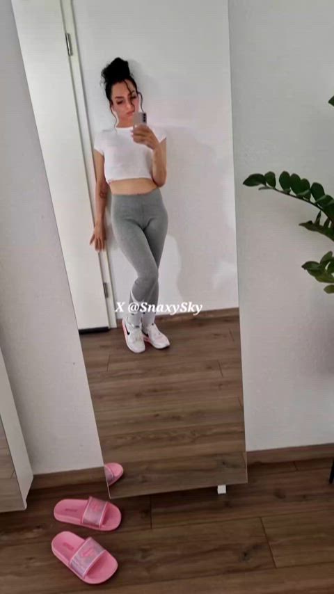 bdsm dominatrix feet femdom findom foot fetish kinky sneakers turkish yoga pants