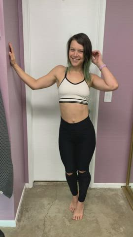 Cute Petite Sport Workout gif