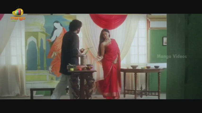 desi indian romance romantic saree gif