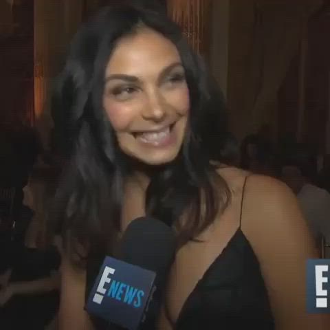 celebrity cleavage morena baccarin gif