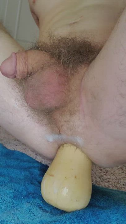 Anal Gape Object Insertion gif