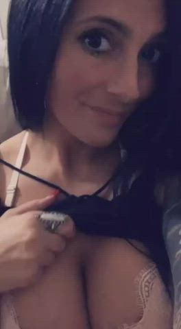 British Cleavage Mom gif