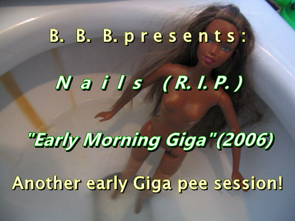 Here's a treat: it's Nails' early morning giga from 2006! Clip is so short I can't