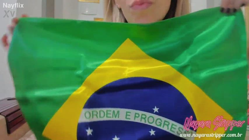 ass brazilian dancing model pussy tits twerking gif