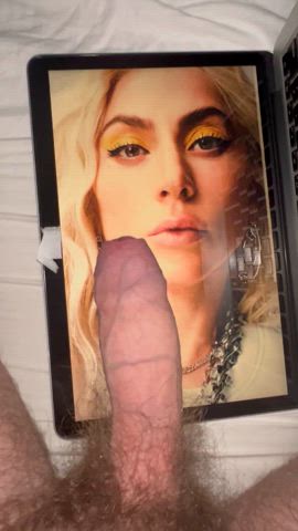 blonde celebrity cum cumshot jerk off lady gaga tribbing tribute covered-in-cum cum-tributes