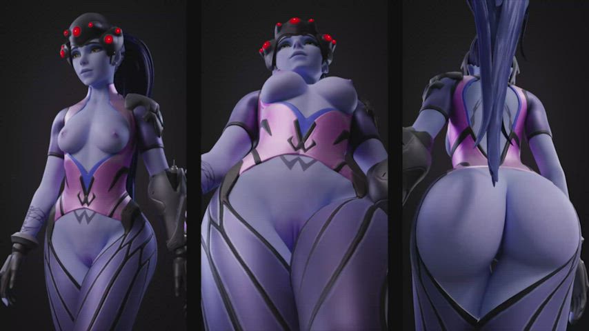 3D Animation Ass Cosplay Overwatch Rule34 Solo Tits gif