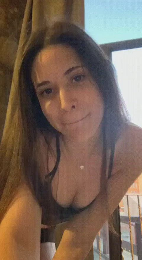 amateur babe boobs homemade nsfw natural tits onlyfans petite solo teen gif