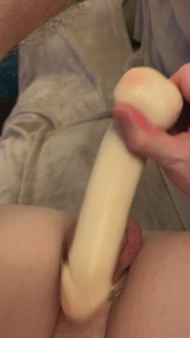 Anal Ass Chastity Dildo Little Dick Sex Toy gif