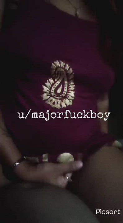 CFNM Indian Riding gif