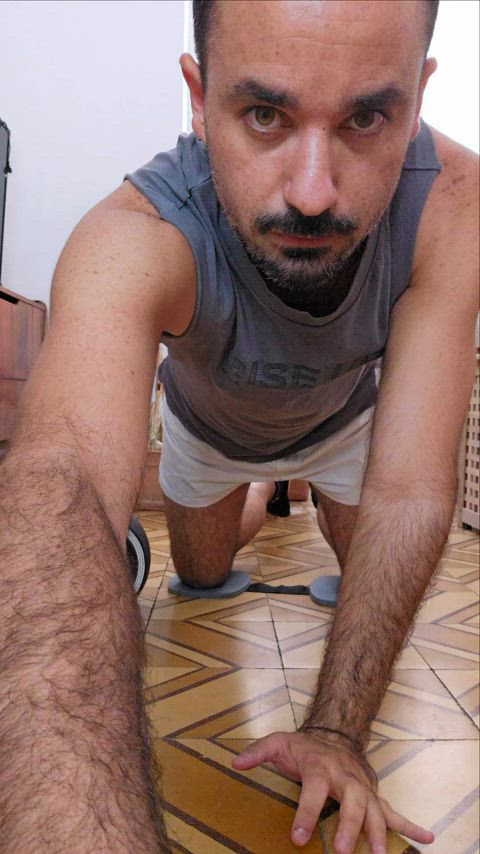 gay hairy israeli legs male sport thighs underwear workout gif