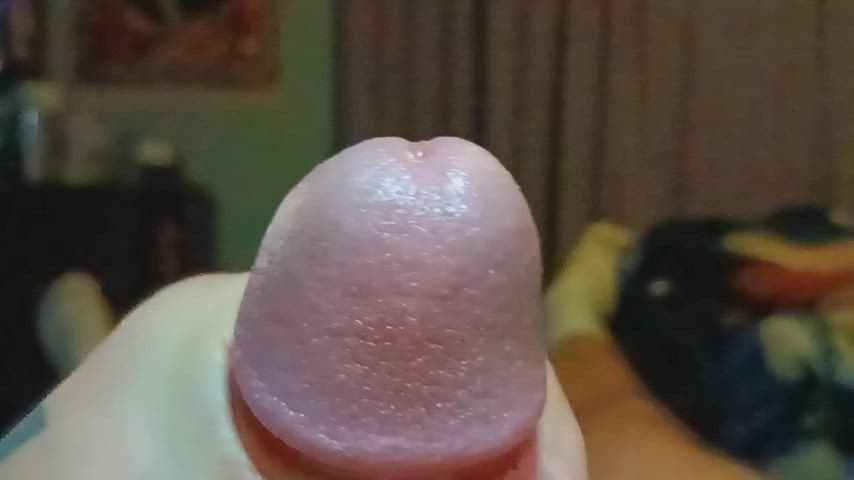 close up and slow motion cum on the camera