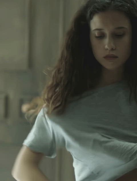 actress boobs bra spanish gif