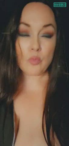 bbw big tits cougar milf thick gif