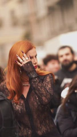 bella thorne celebrity public gif