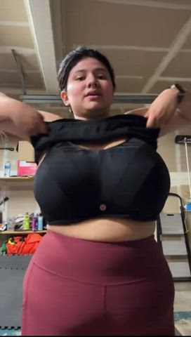 big tits tits titty drop gif