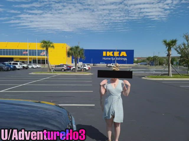 Ikea flashing trip! [OC][F]