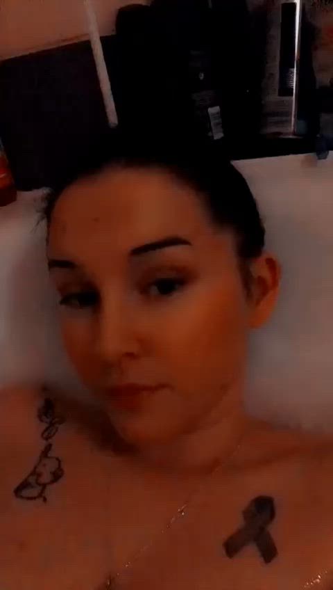 bath bathtub big tits boobs tits gif