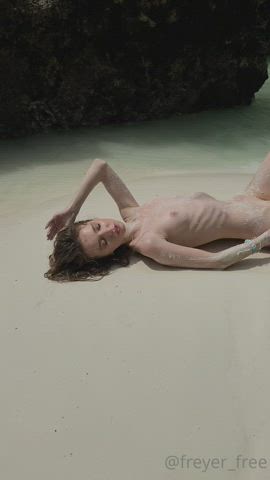 Beach Nude Nudity gif