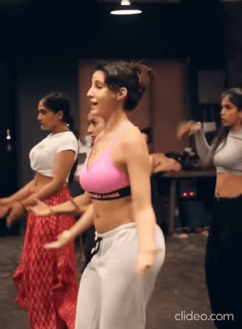 Nora Fatehi bouncing