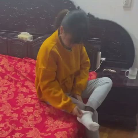 Feet Nylons Socks gif