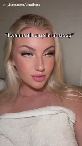 ahegao blonde cumshot nsfw onlyfans petite pornstar teen tiktok r/tiktits gif