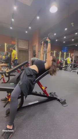 desi gym workout gif