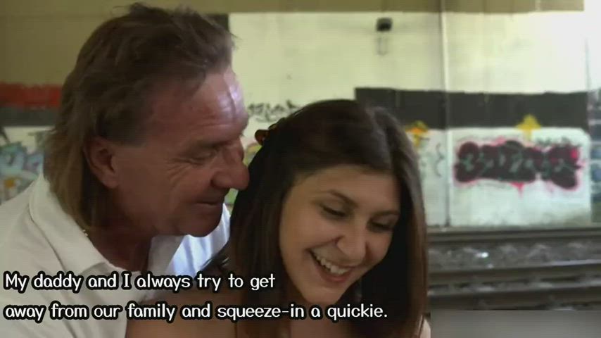 caption cheating daddy daughter taboo gif