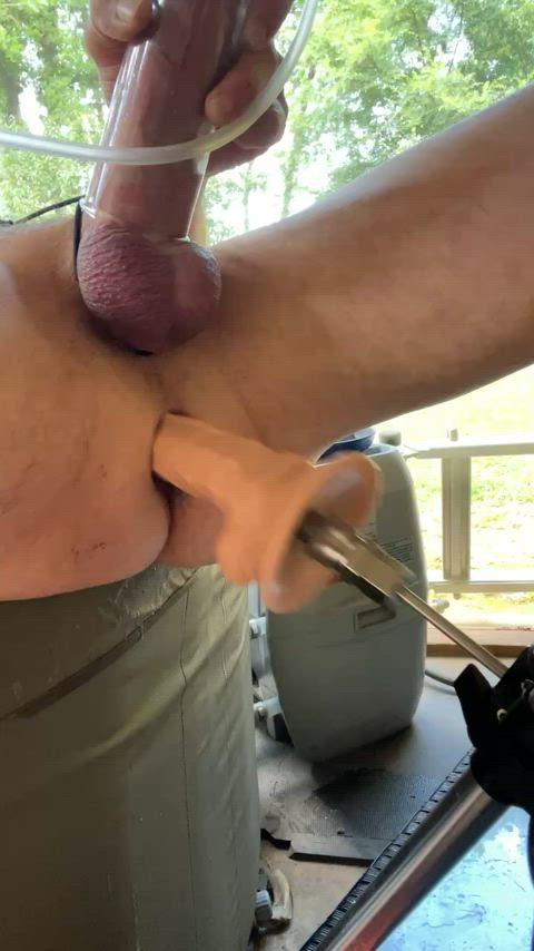 fuck machine penis pump squirting gif