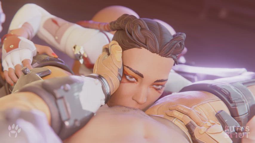 animation apex legends porn cunnilingus lesbian lesbians loba pussy eating pussy