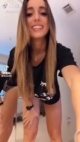 18 years old babe barely legal girls pretty sensual smile tease teen tiktok gif