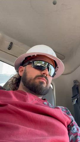 Got my jock sweaty on the job site