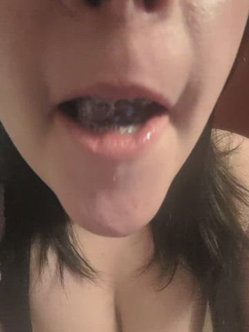 Telling my boyfriend I love him after swallowing another man's cum. ♥️ 😈