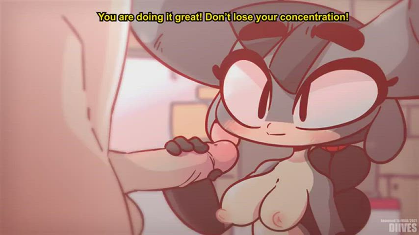 Animation Anime Cartoon Cock Milking Cute Handjob Hentai Monster Girl Porn GIF by