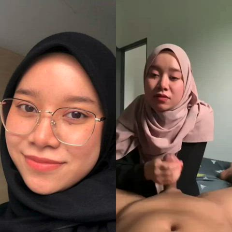 amateur asian blowjob hijab malaysian muslim solo tits gif