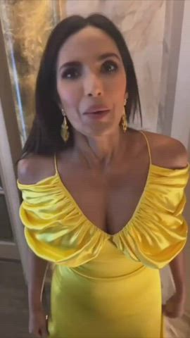 celebrity cleavage indian milf gif