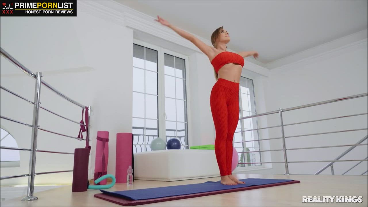 Big Dick Big Tits Yoga Pants gif