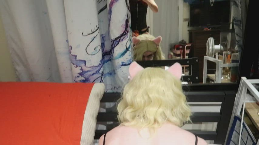 amateur anal ass blonde dildo doggystyle onlyfans pov sissy trans femboys gif