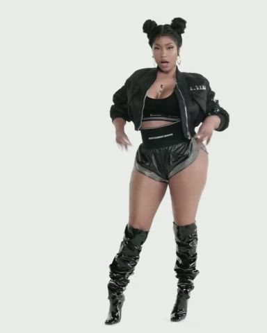 Celebrity Ebony Nicki Minaj gif